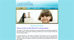Desktop Screenshot of latetalkersconsulting.com